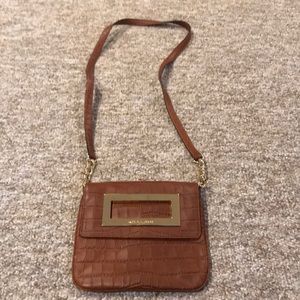 Michael Kors tan leather crossbody